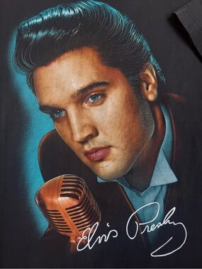 Elvis Presley Shirt Love Me Tender Rock And Roll Men's Tee